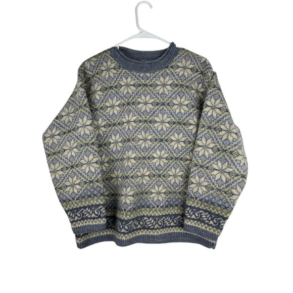 Vintage ALPS Fine Womens 100%Wool Sweater Pull Over Size Medium - Picture 2 of 10